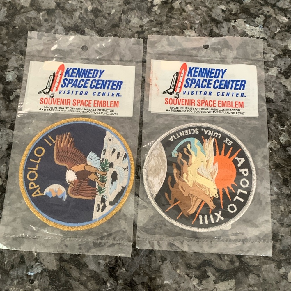 Kennedy Space Center Souvenir Emblem Patches